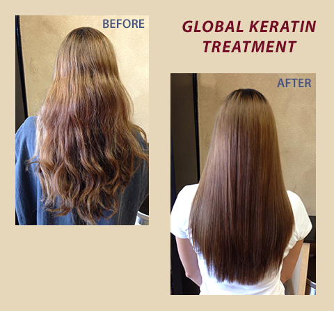 Global Keratin Treatment – Before & After